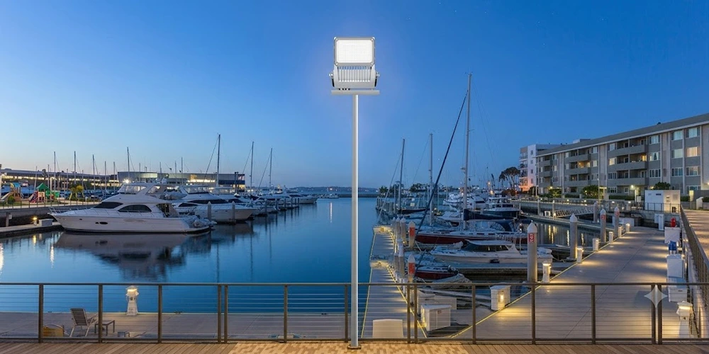 Marine Flood Lights with Low-Copper EN AC-44300 Die-Cast Aluminum