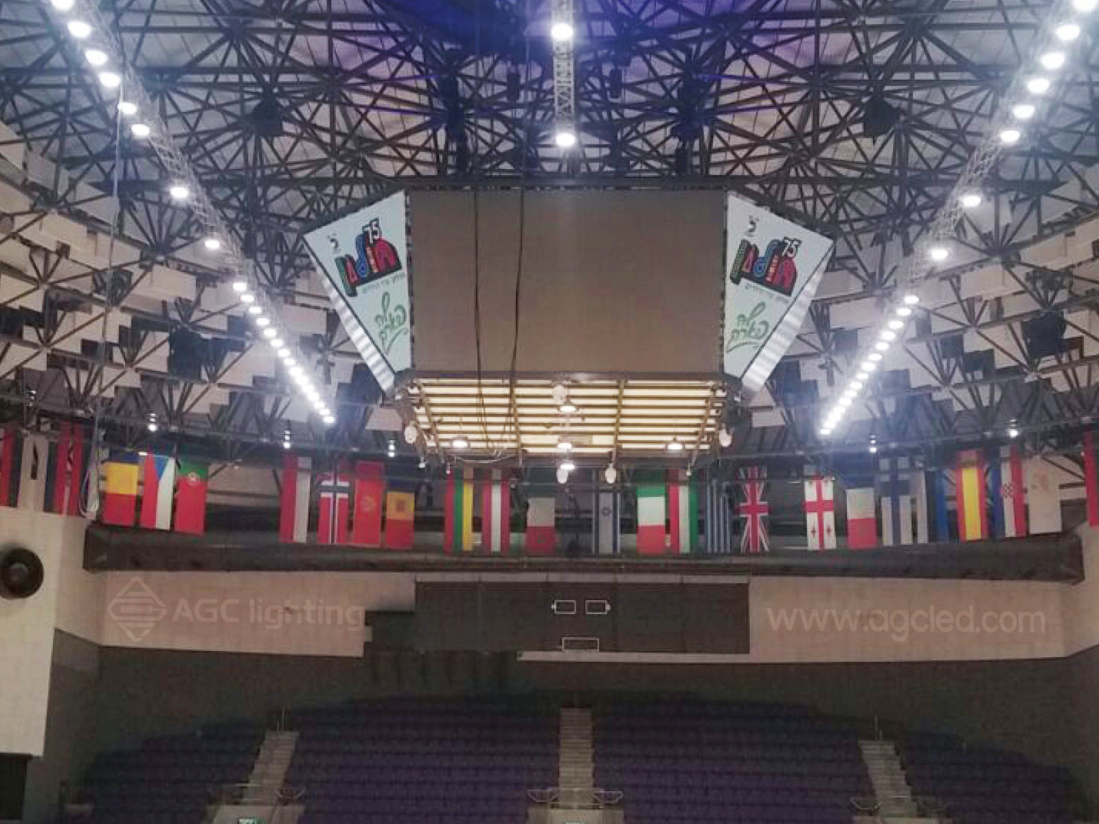 HiCloud High Bay DALI Control Installed in International Arena Sports Court