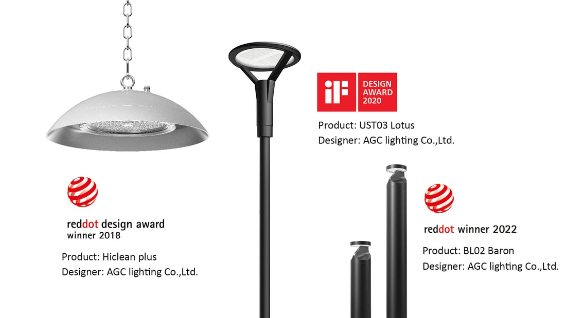 award winning design lighting products