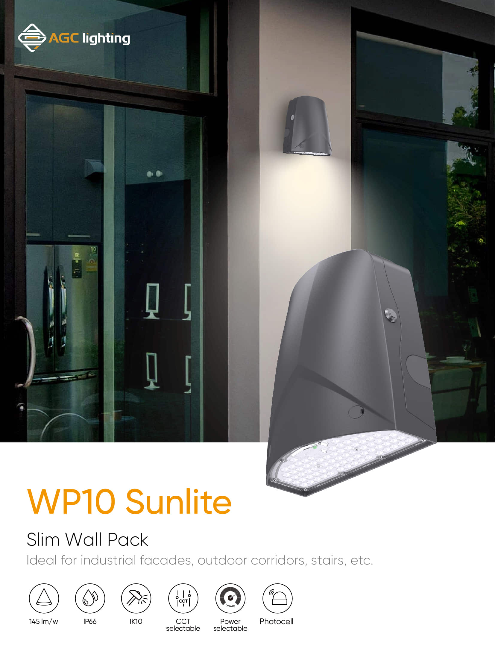 WP10 Sunlite Slim Wall Pack 1