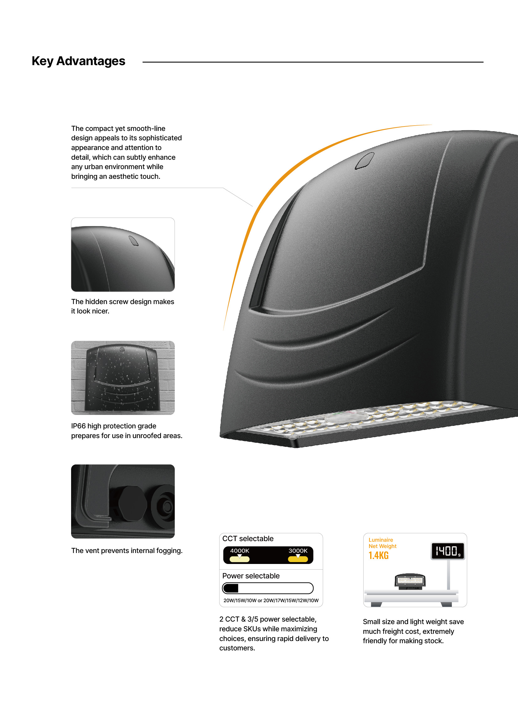 WP17 compact and smooth design with CCT and power selectable 03